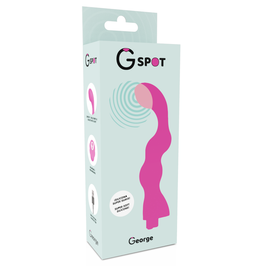 G-SPOT - VIBRADOR GEORGE G-SPOT ROSA CHICLETE