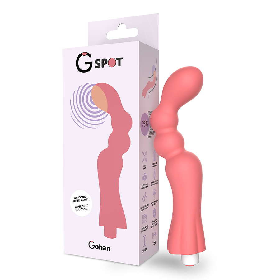 G-SPOT - VIBRADOR DE LUZ VERMELHA GOHAN