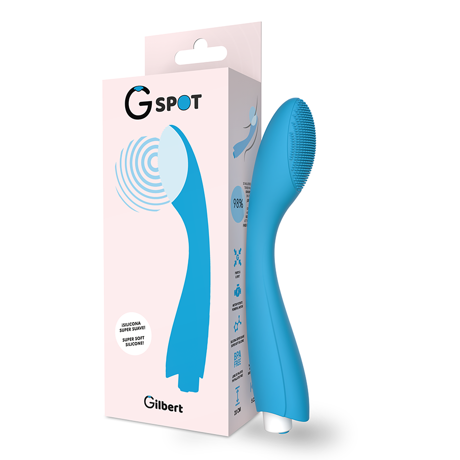 G-SPOT - VIBRADOR PONTO G G-SPOT AZUL TURQUESA GYLBERT
