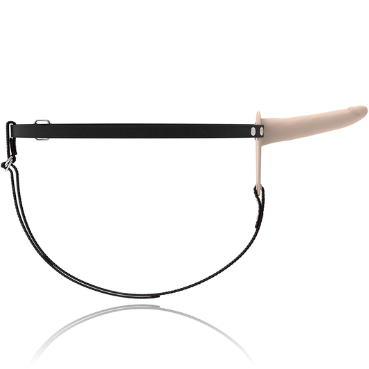 ARREIO FETICHE SUBMISSIVO - VIBRADOR DE SILICONE DE CARNE 15 CM