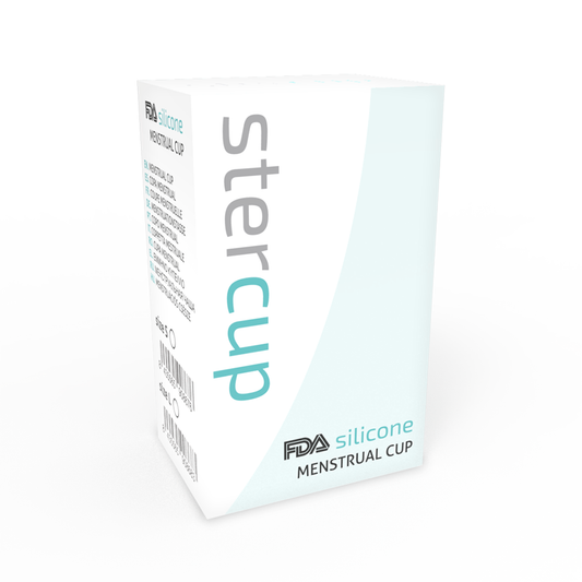STERCUP - COPO MENSTRUAL DE SILICONE ROSA FDA - TAMANHO G
