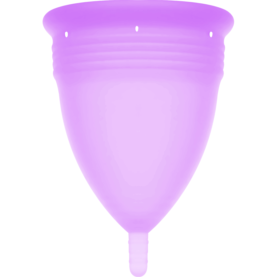 STERCUP - COPO MENSTRUAL DE SILICONE FDA LILÁS - TAMANHO P