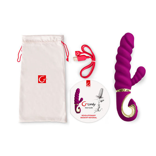 G-VIBE - FUN TOYS RABBIT VIBRADOR GANDY DOCE FRAMBOESA