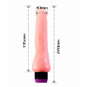 BAILE - VIBRADOR REALÍSTICO 19,5 CM