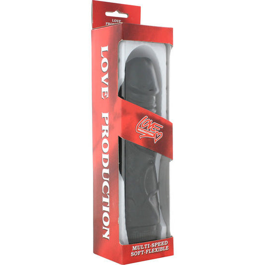 SEVEN CREATIONS - PRAZERES PERFEITOS VIBRADOR PRETO 22 CM