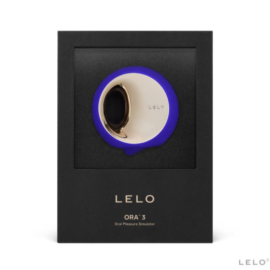 LELO - ORA 3 ESTIMULADOR DE SEXO ORAL AZUL BRANCO MÉDIO