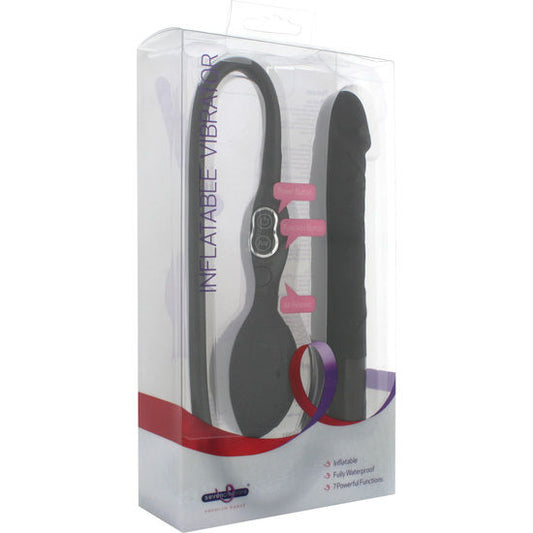 SEVEN CREATIONS - VIBRADOR INFLÁVEL PRETO