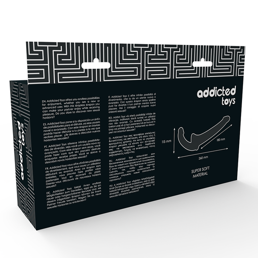 ADDICTED TOYS - DILDO PRETO DIRETO COM ARN S