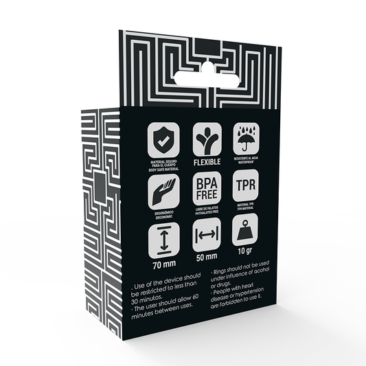 ADDICTED TOYS - POTENZ - PÊNIS C-RING TRANSPARENTE