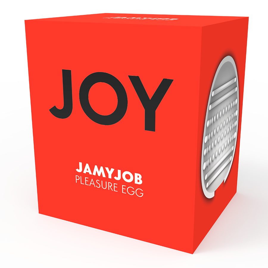 JAMYJOB - MASTURBADOR VERMELHO OVO VERSÃO DISCRETA
