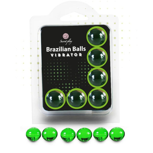 SECRETPLAY - CONJUNTO DE 6 BOLAS VIBRATORAS BRASILEIRAS