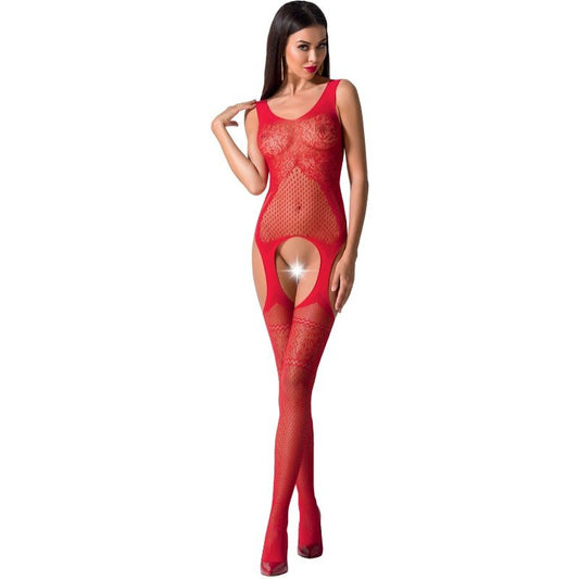 PAIXÃO - MULHER BS061 BODYSTOCKING ROJO TALA ÚNICA