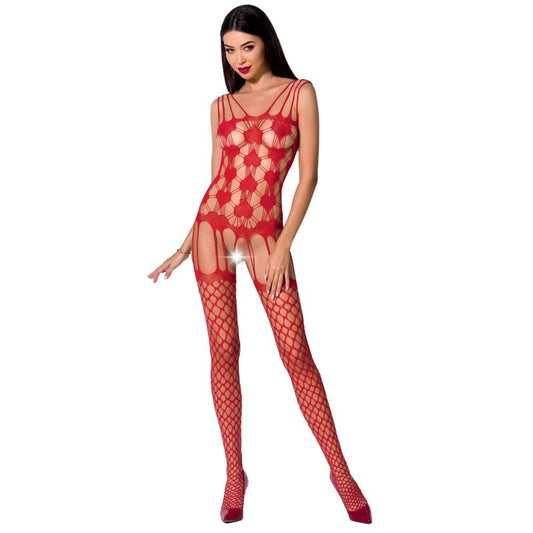 PAIXÃO - MULHER BS067 BODYSTOCKING ROJO TALA ÚNICA