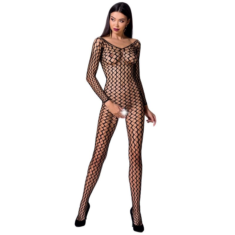 PAIXÃO - MULHER BS068 BODYSTOCKING ROJO TALA ÚNICA