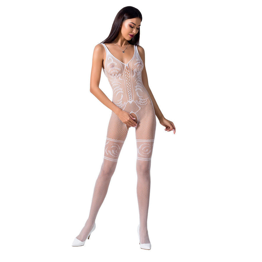 PAIXÃO - MULHER BS069 BODYSTOCKING BLANCO TALA ÚNICA