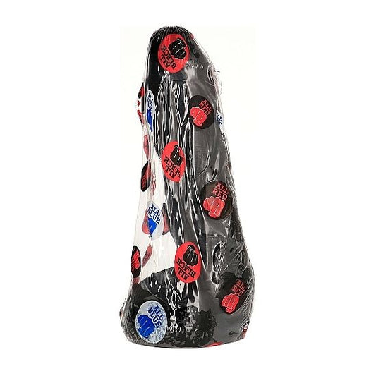 ALL BLACK - REALISTIC ANAL COCK 20 CM