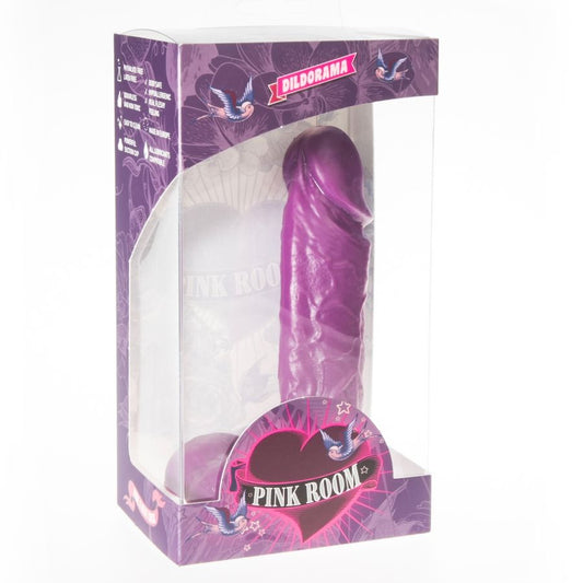 QUARTO ROSA - AMADEO DILDO REALISTA ROXO 15,5 CM