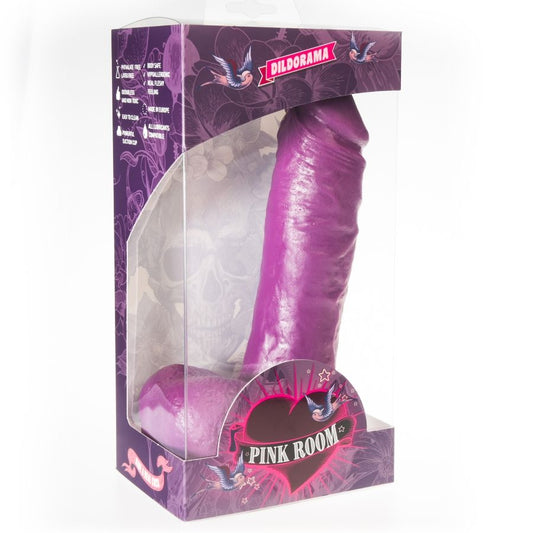 QUARTO ROSA - ANTON DILDO ROXO REALISTA 21,5 CM