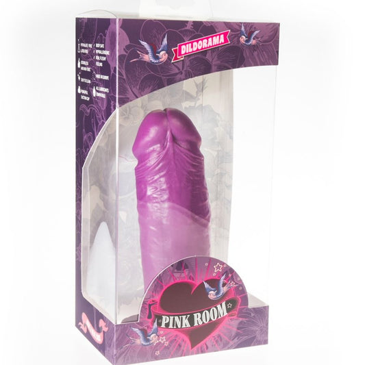 QUARTO ROSA - DILDO ROXO REALISTA DAEL 18,5 CM