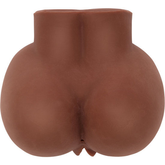 ACT - MASTURBADOR REALISTA DE BUNDA GRANDE COM VIBRADOR MARROM
