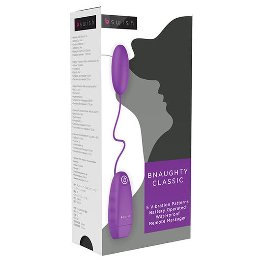 B SWISH - BNAUGHTY CLÁSSICO VIBRANTE BULLET ROXO