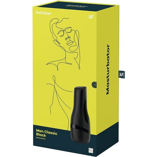 SATISFYER - MASTURBADOR MEN CLÁSSICO NEGRO
