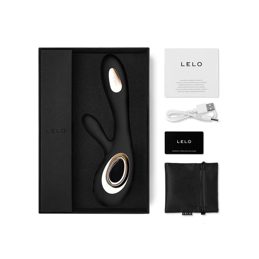 LELO - VIBRADOR SORAYA WAVE BLACK RABBIT