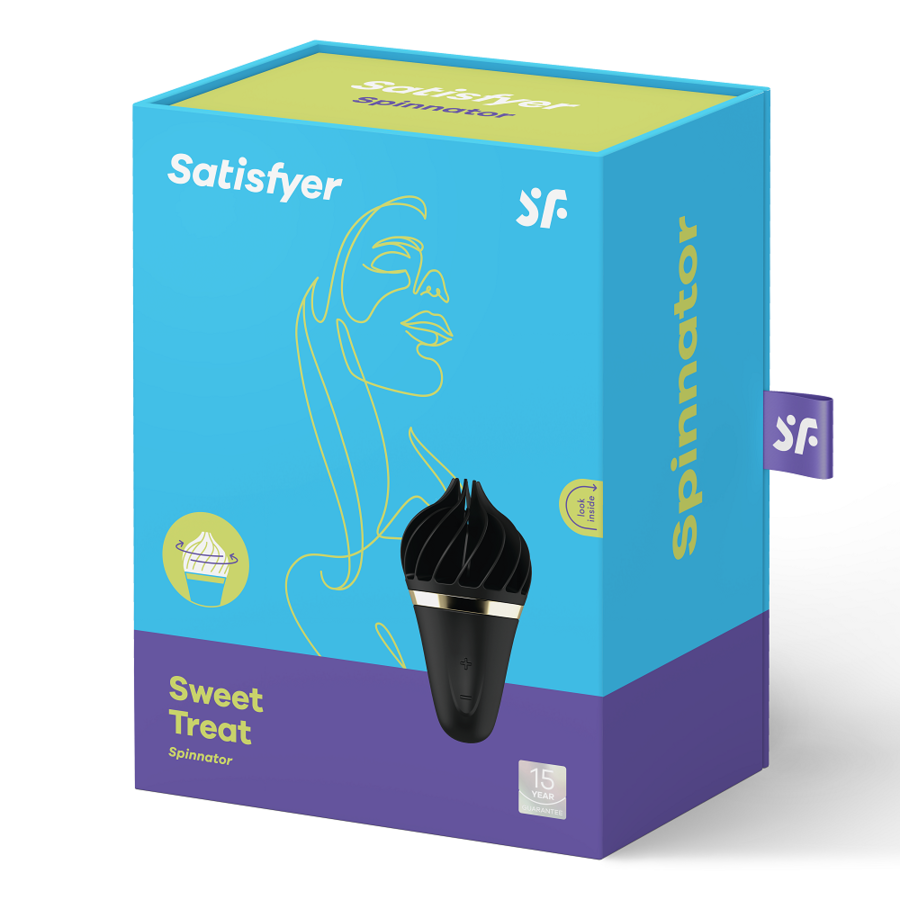 SATISFYER - SPINNATOR DE DOCES NEGRO