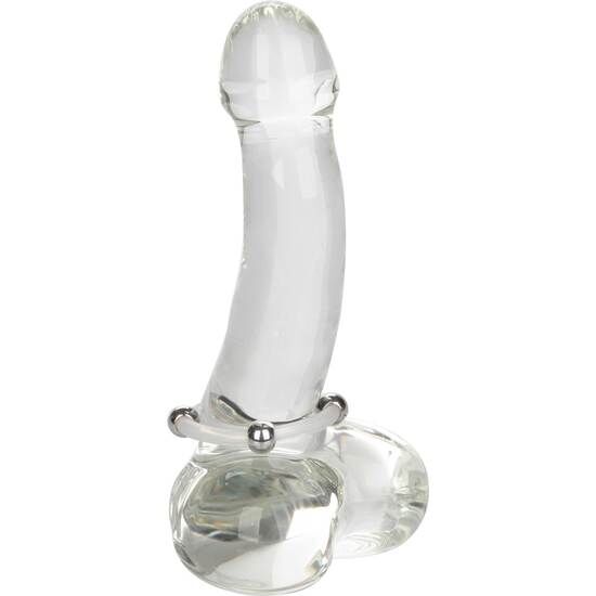 CALEXOTICS - ANEL DE SILICONE COM CONTAS AÇO L