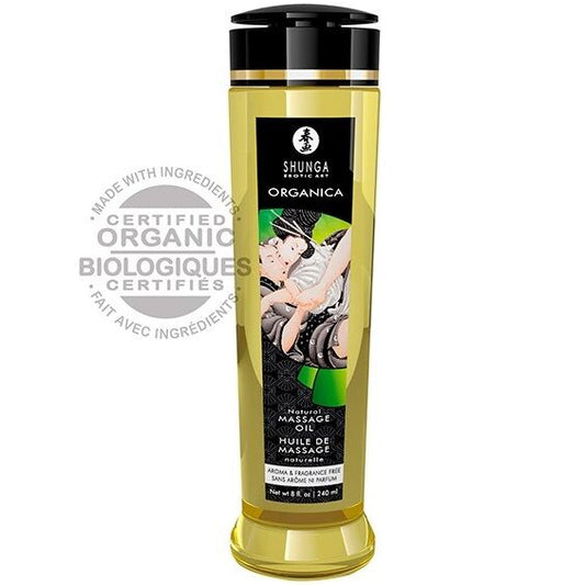 SHUNGA - ÓLEO DE MASSAGEM NATURAL ORGÂNICO 240 ML