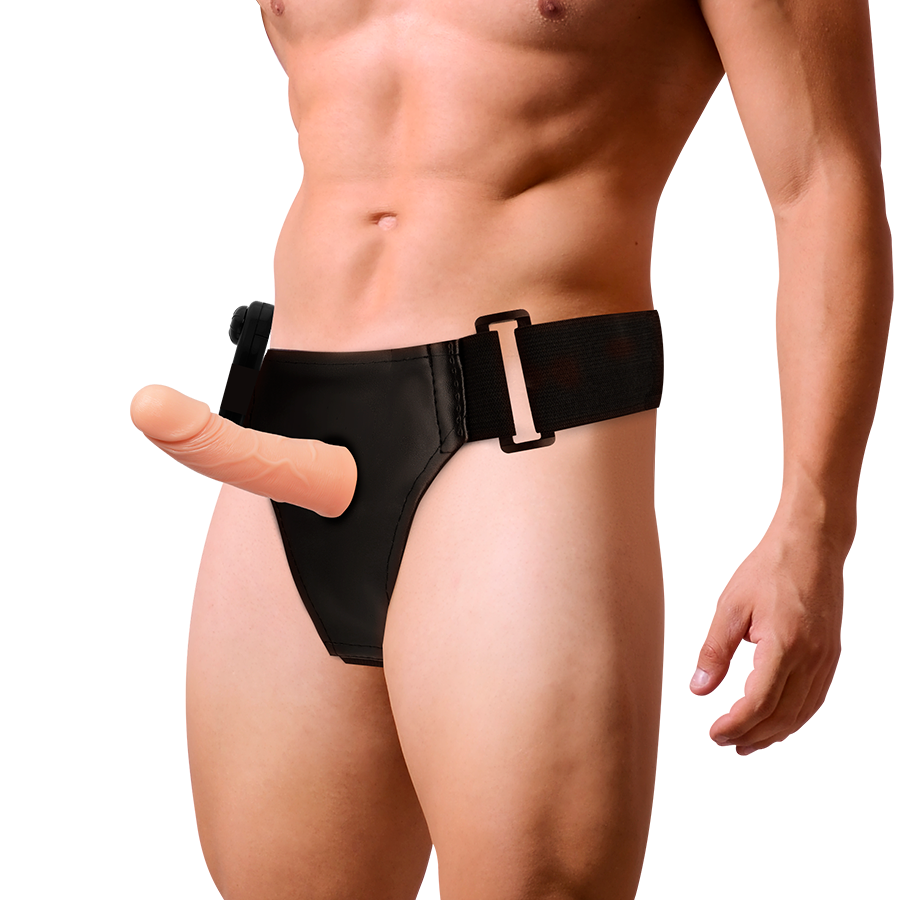 ARREMATES DE ATRAÇÃO - RÉDEAS DE ESTRUTURA OCA COM VIBRADOR 15 CM -O- 5 CM