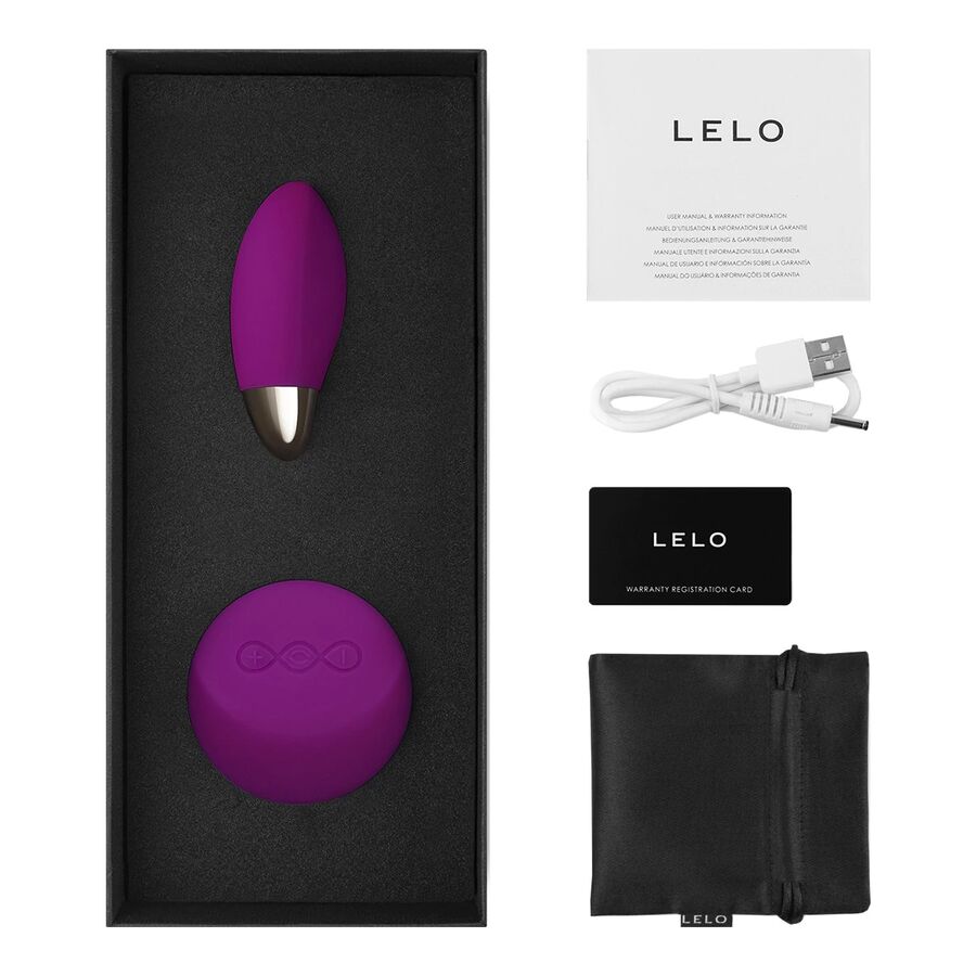 LELO - LYLA 2 INSIGNIA DESIGN EDITION OVO DE MASSAGEM ROSA PROFUNDA