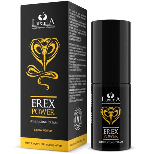 INTIMATELINE LUXURIA - EREX POWER CREAM PÊNIS DURO LONGO 30 ML
