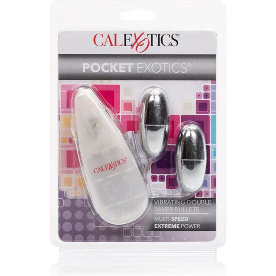 CALEXOTICS - DUO SILVER VIBRATING BALLS