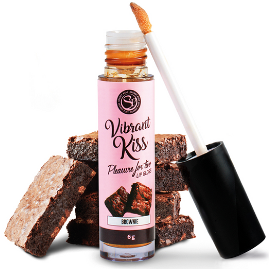 SECRETPLAY - BRILHO LABIAL VIBRANT KISS BROWNIE