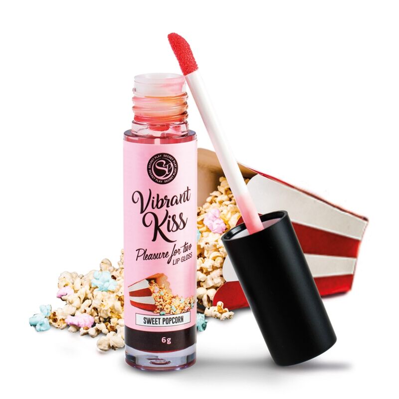 SECRETPLAY - BRILHO LABIAL VIBRANTE KISS SWEET POPCORN