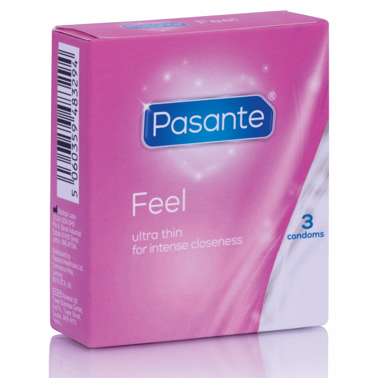 PASANTE - PRESERVATIVOS ULTRA FINOS SENSÍVEIS 3 UNIDADES