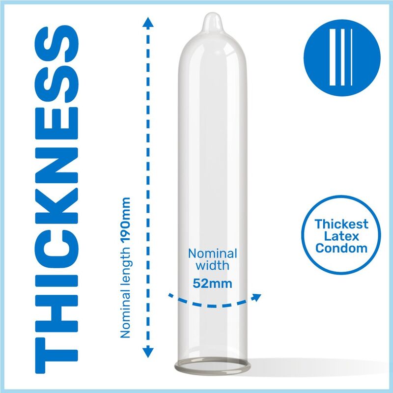 PASANTE - EXTRA EXTRA THICK CONDOMS 12 UNITS