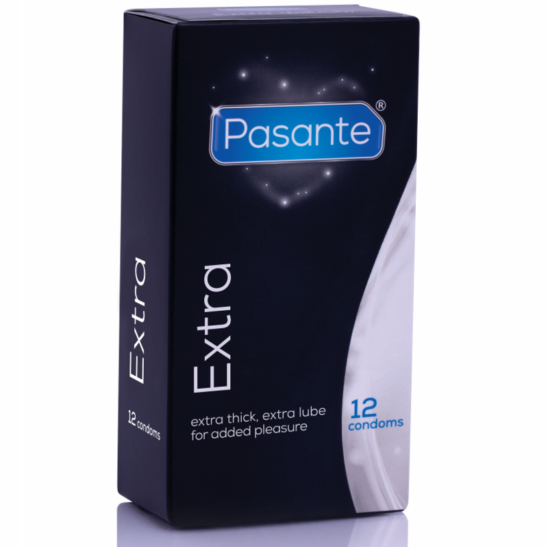 PASANTE - EXTRA EXTRA THICK CONDOMS 12 UNITS