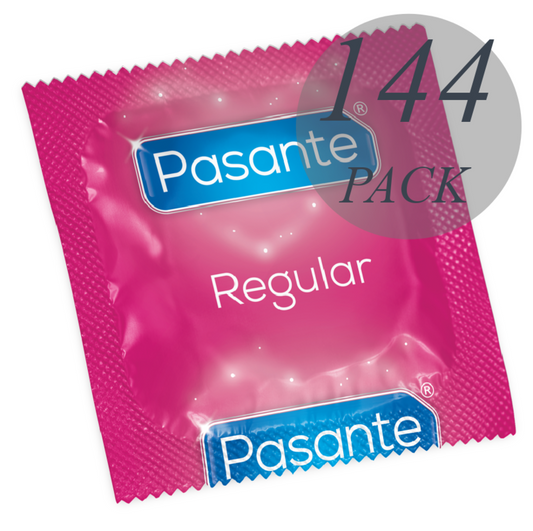 PASANTE - PRESERVATIVOS GAMA REGULAR 144 UNIDADES