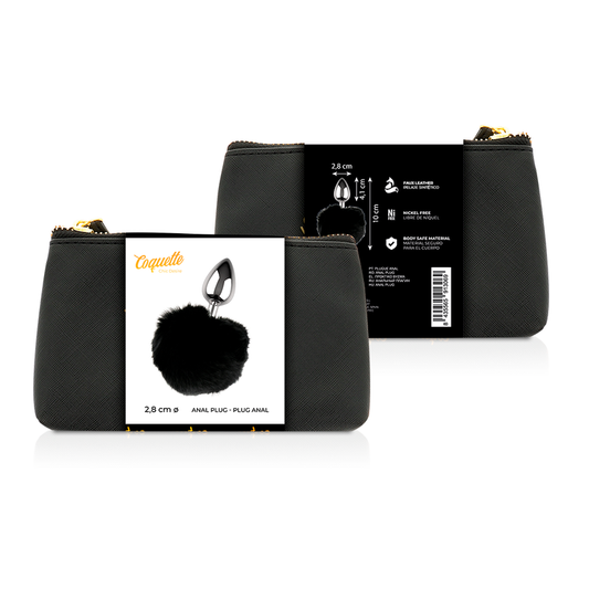 COQUETTE CHIC DESIRE - PLUG ANAL DE METAL TAMANHO L 2,8 X 4,1 CM