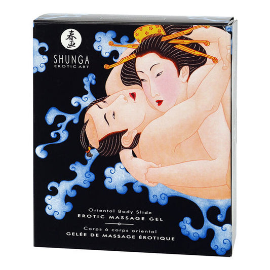 SHUNGA - GEL DE MASSAGEM CORPO A CORPO ERÓTICO ORIENTAL COM FRUTAS EXÓTICAS