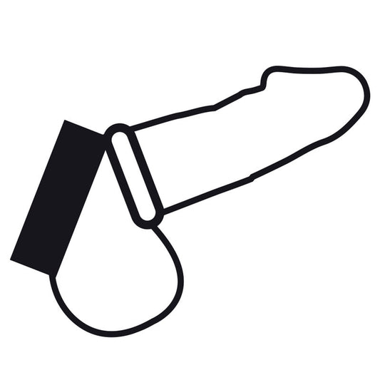 DARKNESS - ANEL DE METAL PARA O PÊNIS E TESTÍCULOS