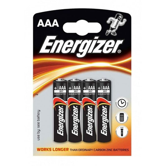 ENERGIZER - PILHA ALCALINA AAA LR03 *4