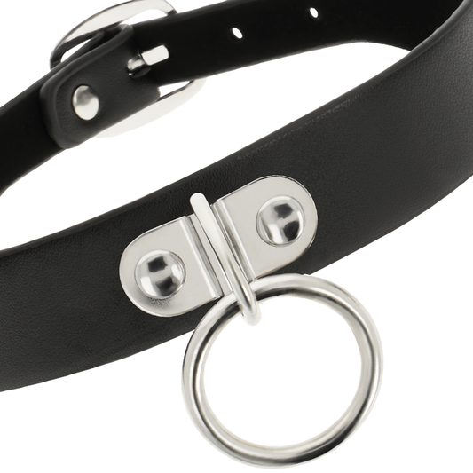 COQUETTE CHIC DESIRE - COLAR DE COURO VEGANO FETICHE ACESSÓRIO FETICHE FEMININO