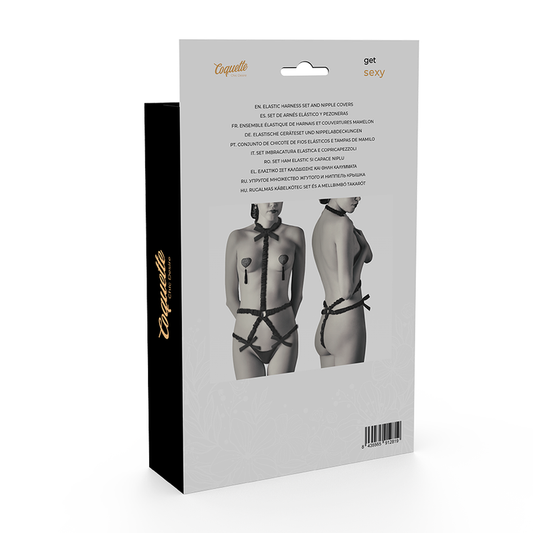 COQUETTE CHIC DESIRE - CONJUNTO DE LINGERIE COM FRALDA DE LUXO