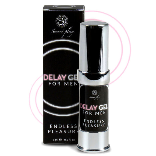 SECRETPLAY - GEL RETARDADEIRO DE PRAZER SEM FIM PARA HOMENS 15 ML