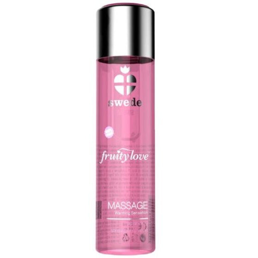 SWEDE - ÓLEO AQUECEDOR FRUITY LOVE MORANGOS EM CHAMPANHE 60 ML