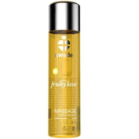 SWEDE - ÓLEO DE MASSAGEM COM EFEITO AQUECEDOR DE FRUTAS TROPICAL E MEL 60 ML