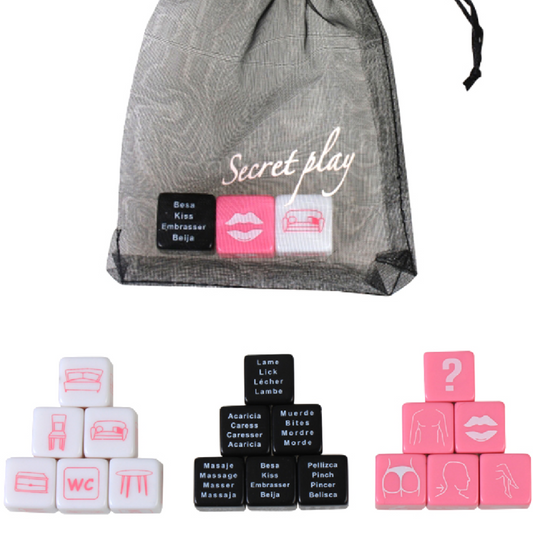 SECRETPLAY - JOGO DE 3 DADOS (ES/PT/EN/FR)